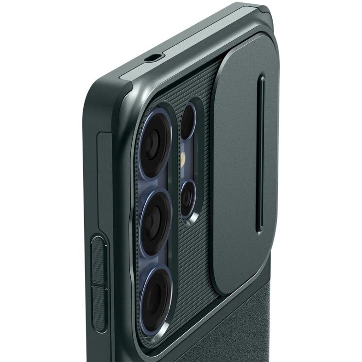 Захисний чохол Spigen (SGP) Optik Armor для Samsung Galaxy S25 Ultra (S938) ACS08970 - Abyss Green: фото 4 з 16