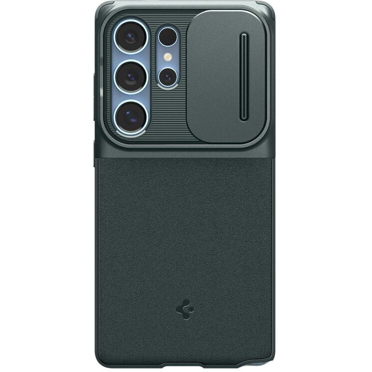 Захисний чохол Spigen (SGP) Optik Armor для Samsung Galaxy S25 Ultra (S938) ACS08970 - Abyss Green: фото 3 з 16