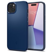 Захисний чохол Spigen (SGP) Thin Fit для Apple iPhone 15 Plus - Navy Blue: фото 1 з 12