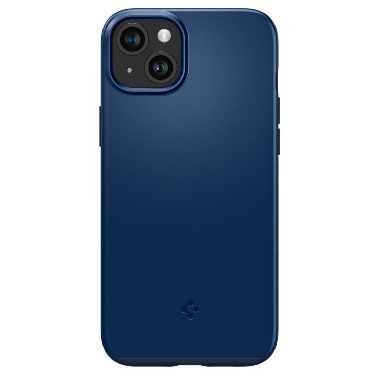 Защитный чехол Spigen (SGP) Thin Fit для Apple iPhone 15 Plus - Navy Blue: фото 2 из 12