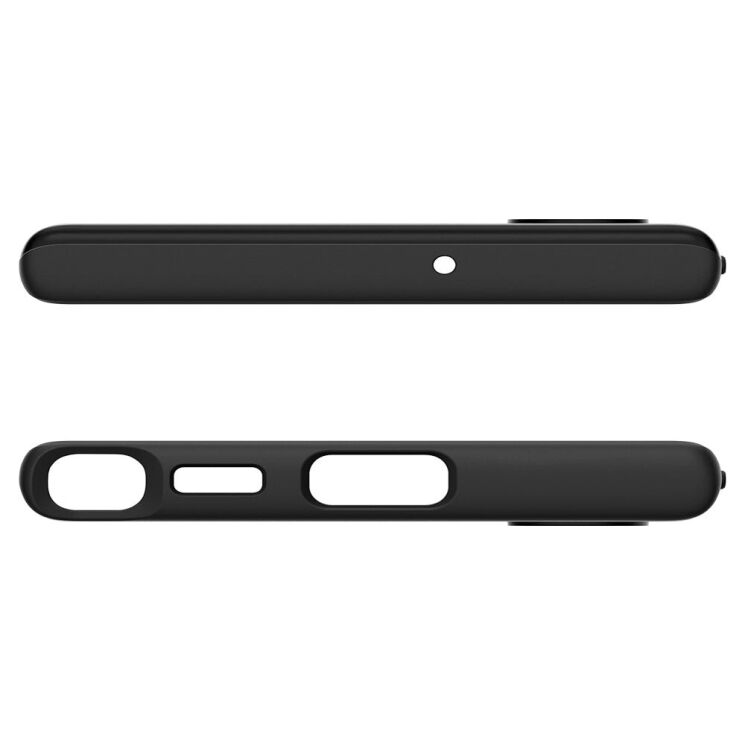 Защитный чехол Spigen (SGP) Thin Fit для Samsung Galaxy S22 Ultra (S908) - Black: фото 11 из 21