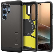 Защитный чехол Spigen (SGP) Tough Armor (MagFit) для Samsung Galaxy S25 Ultra (S938) ACS08965 - Gunmetal: фото 1 из 17