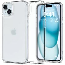 Захисний чохол Spigen (SGP) Ultra Hybrid для Apple iPhone 15 Plus - Frost Clear: фото 1 з 15