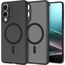 Защитный чехол Spigen (SGP) Ultra Hybrid (MagFit) для Samsung Galaxy S25 Edge (S937) ACS09419 - Black: фото 1 из 13