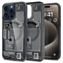 Защитный чехол Spigen (SGP) Ultra Hybrid Zero One (MagFit) для Apple iPhone 15 Pro Max - Black: фото 1 из 14