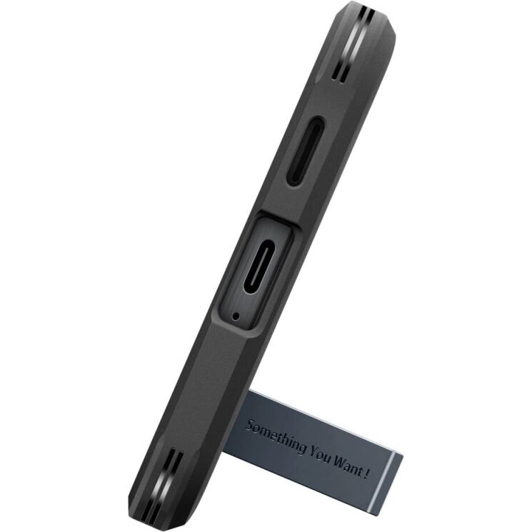 Защитный чехол Spigen Tough Armor для Samsung Galaxy A57 (A576) ACS11126 - Metal Slate: фото 7 из 15
