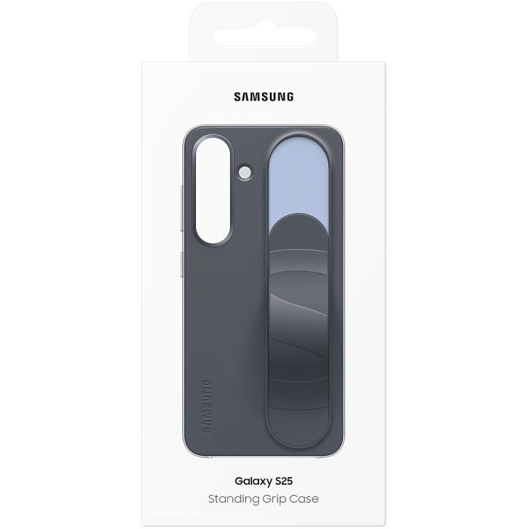 Захисний чохол Standing Grip для Samsung Galaxy S25 (S931) EF-GS931CBEGWW - Black: фото 6 з 6