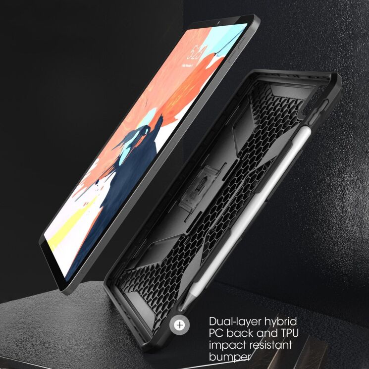 Защитный чехол Supcase Unicorn Beetle Rugged Case для Apple iPad Pro 11 (2020/2021/2022) 843439130326 - Black: фото 5 из 7