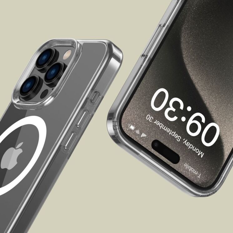 Защитный чехол Tech-Protect FlexAir Hybrid MagSafe для Apple iPhone 16 Pro - Clear: фото 4 из 5
