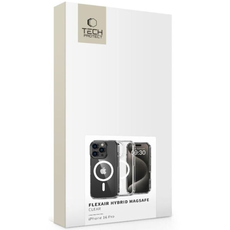 Защитный чехол Tech-Protect FlexAir Hybrid MagSafe для Apple iPhone 16 Pro - Clear: фото 2 из 5