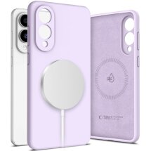 Защитный чехол Tech-Protect Liquid Silicone MagSafe для Samsung Galaxy S25 Edge (S937) - Mauve: фото 1 из 4