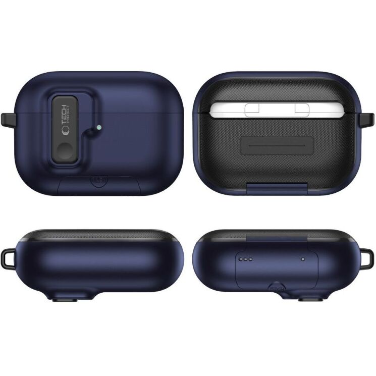Защитный чехол Tech-Protect Slim Hook для AirPods Pro 3 - Navy Blue (390147L) Защитный чехол Tech-Protect Slim Hook для AirPods Pro 3 - Navy Blue: фото 5 из 10