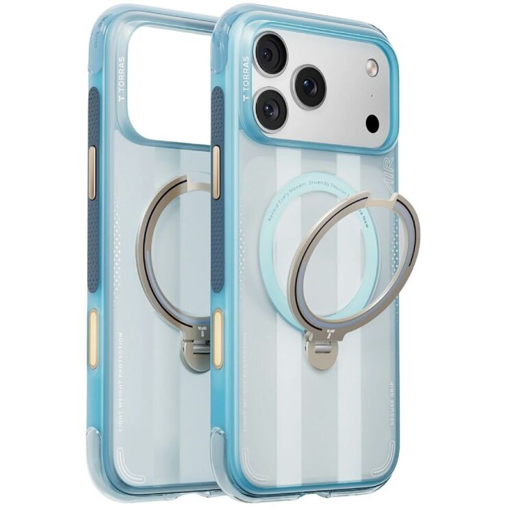 Защитный чехол TORRAS Ostand Q3 Air Football Limited для iPhone 17 Pro Max - Argentina Pampas Eagle: фото 3 из 12