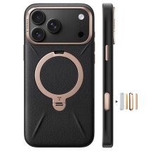 Захисний чохол TORRAS Ostand Q3 VegSkin (with MagSafe) для Apple iPhone 18 Pro - Black: фото 1 з 8