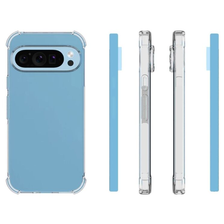 Защитный чехол UniCase AirBag для Google Pixel 9 / 9 Pro - Transparent: фото 5 из 5