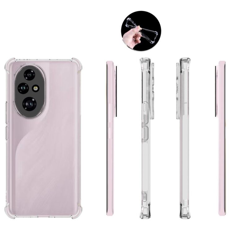 Захисний чохол UniCase AirBag для Honor 200 Pro - Transparent: фото 4 з 4