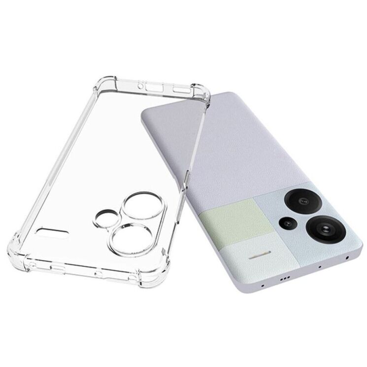 Защитный чехол UniCase AirBag для Xiaomi Redmi Note 13 Pro+ - Transparent: фото 3 из 5