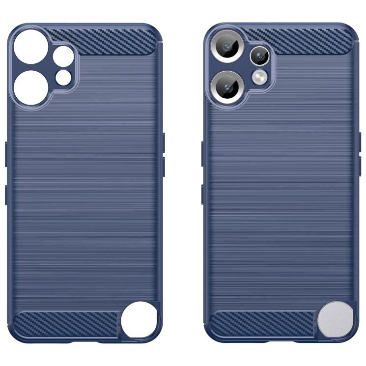 Захисний чохол UniCase Carbon для Nothing CMF Phone 2 Pro - Blue: фото 2 з 13