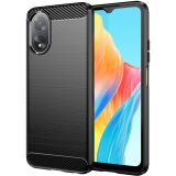 Защитный чехол UniCase Carbon для OPPO A18 / A38 - Black: фото 1 из 8