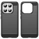 Силиконовый (TPU) чехол UniCase Carbon для Xiaomi 17 - Black (390627B). Фото 2 из 8