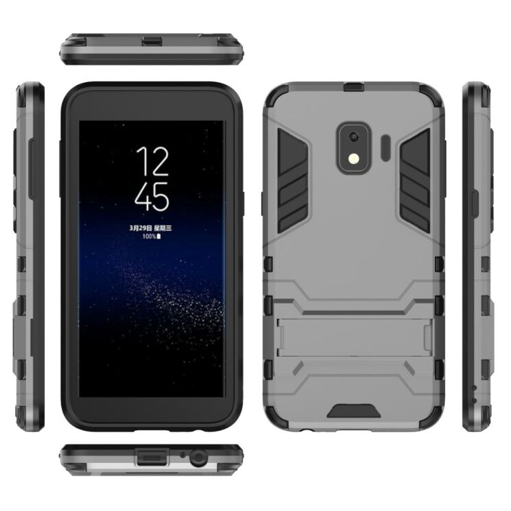 Защитный чехол UniCase Hybrid для Samsung Galaxy J2 Core (J260) - Grey: фото 4 из 5