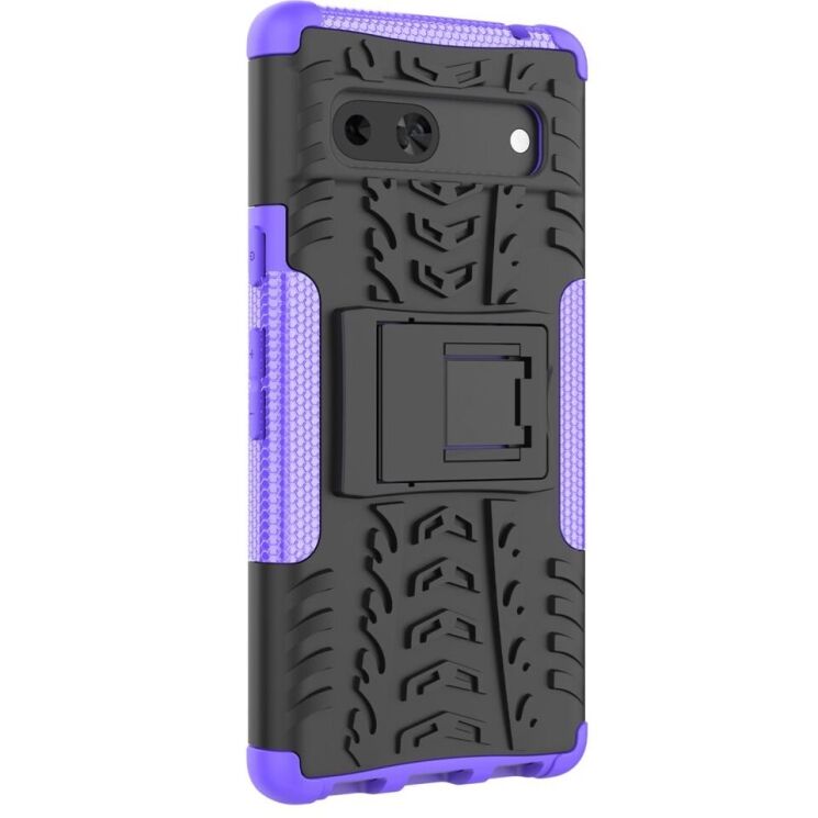 Защитный чехол UniCase Hybrid X для Google Pixel 7a - Purple: фото 5 из 7