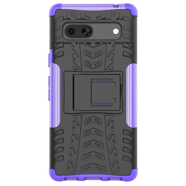 Защитный чехол UniCase Hybrid X для Google Pixel 7a - Purple: фото 4 из 7