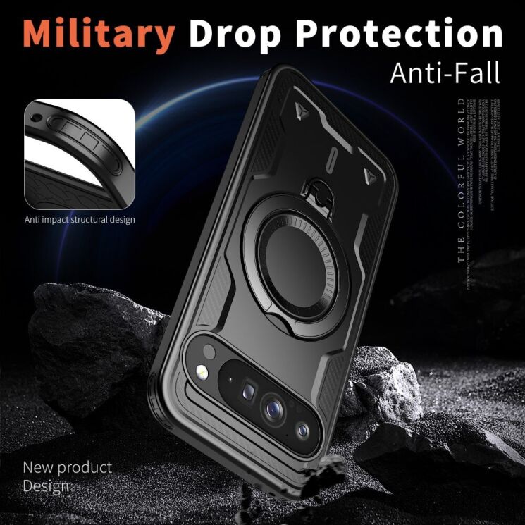Защитный чехол UniCase Lander Armor для Google Pixel 9 Pro XL - Olive Green: фото 3 из 6