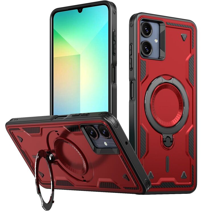 Защитный чехол UniCase Lander Armor для Samsung Galaxy A07 (A075) - Red: фото 1 из 6