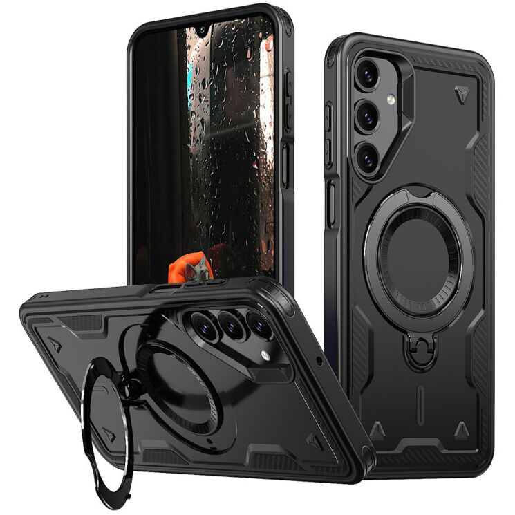 Защитный чехол UniCase Lander Armor для Samsung Galaxy A16 (A165) - Black: фото 1 из 6