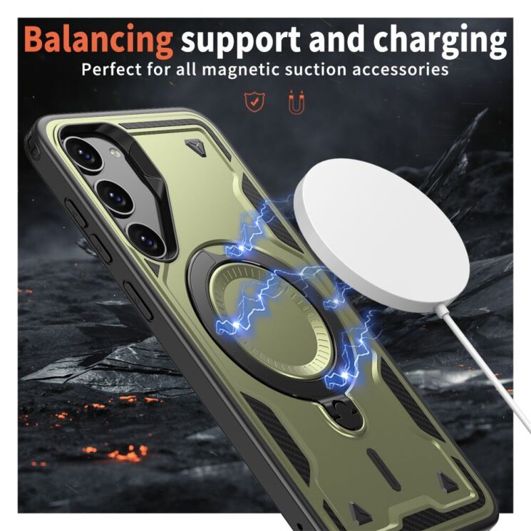 Защитный чехол UniCase Lander Armor для Samsung Galaxy S23 Plus (S916) - Blue: фото 2 из 6