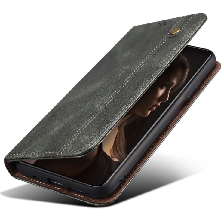 Защитный чехол UniCase Leather Wallet для Honor Magic 7 Pro - Green: фото 4 из 7