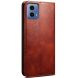 Защитный чехол UniCase Leather Wallet для Motorola Moto G35 - Brown (367915Z). Фото 6 из 7