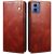 Захисний чохол UniCase Leather Wallet для Motorola Moto G35 - Brown: фото 1 з 7