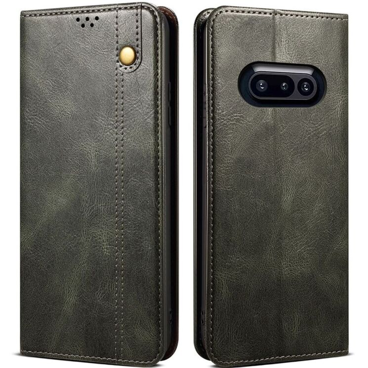 Защитный чехол UniCase Leather Wallet для Nothing Phone (3a) - Magenta: фото 1 из 6