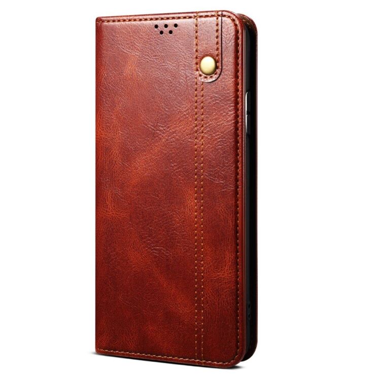 Чехол-книжка с кармашками UniCase Leather Wallet для OnePlus Nord CE 2 Lite - Brown: фото 2 из 18