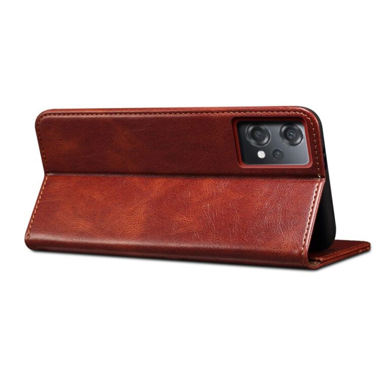 Чехол-книжка с кармашками UniCase Leather Wallet для OnePlus Nord CE 2 Lite - Brown: фото 6 из 18