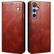 Захисний чохол UniCase Leather Wallet для Samsung Galaxy A26 (A266) - Brown (371632Z)
