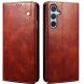 Захисний чохол UniCase Leather Wallet для Samsung Galaxy A26 (A266) - Brown (371632Z). Фото 1 з 7