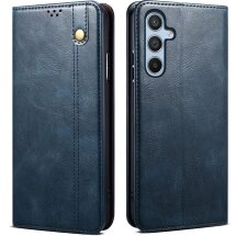 Защитный чехол UniCase Leather Wallet для Samsung Galaxy S25 FE (S731) - Blue: фото 1 из 6