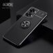 Защитный чехол UniCase Magnetic Ring для OnePlus Nord 2T - Black (307020B). Фото 2 из 16