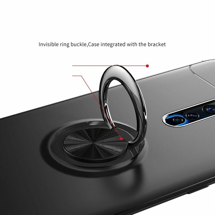 Защитный чехол UniCase Magnetic Ring для OPPO Reno 2Z - Black: фото 11 из 20