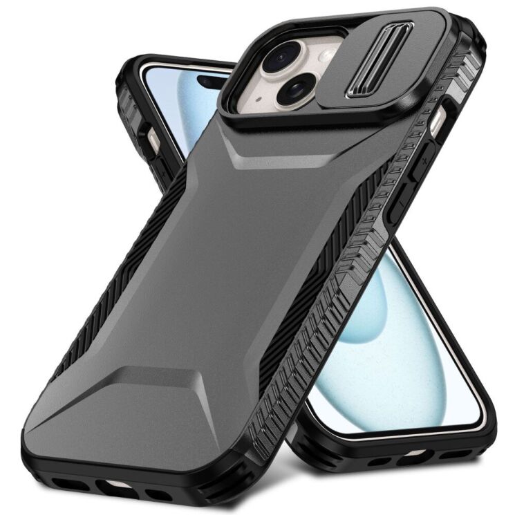 Защитный чехол UniCase Shuttle Guard для Apple iPhone 15 - Black: фото 2 из 7
