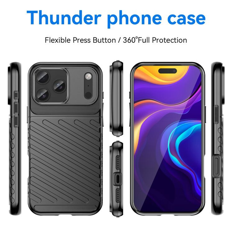 Захисний чохол UniCase Twill Soft для iPhone 18 Pro Max / 17 Pro Max - Black (423862B) Захисний чохол UniCase Twill Soft для iPhone 18 Pro Max / 17 Pro Max - Black: фото 7 з 12