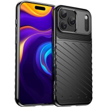 Захисний чохол UniCase Twill Soft для iPhone 18 Pro Max / 17 Pro Max - Black: фото 1 з 12