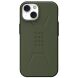 Защитный чехол URBAN ARMOR GEAR (UAG) Civilian MagSafe для Apple iPhone 14 - Olive (304569O). Фото 1 из 10