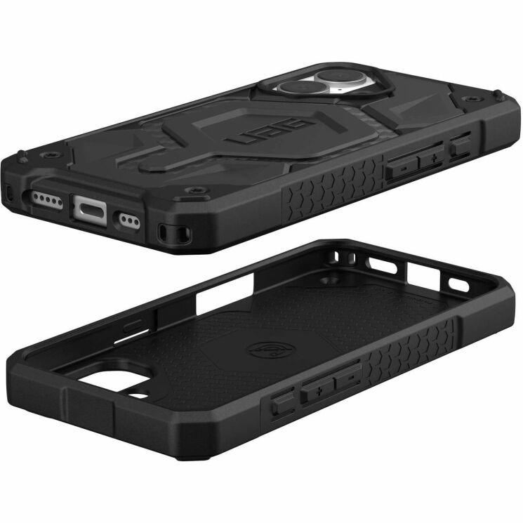 Защитный чехол URBAN ARMOR GEAR (UAG) Monarch для Apple iPhone 16 - Carbon Fiber: фото 4 из 6