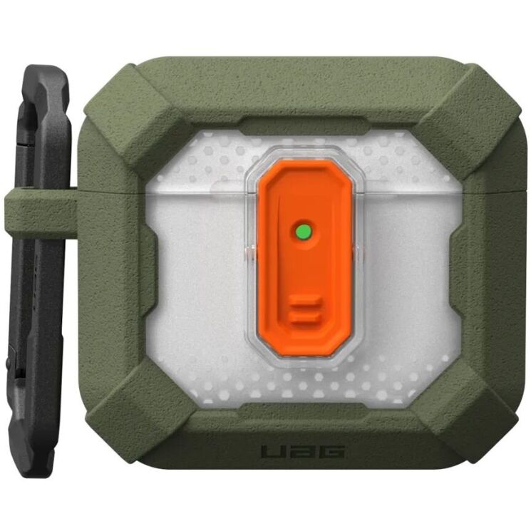 Защитный чехол URBAN ARMOR GEAR (UAG) Plasma Series для Apple AirPods 4 (104129117272) - Olive Drab: фото 4 из 8