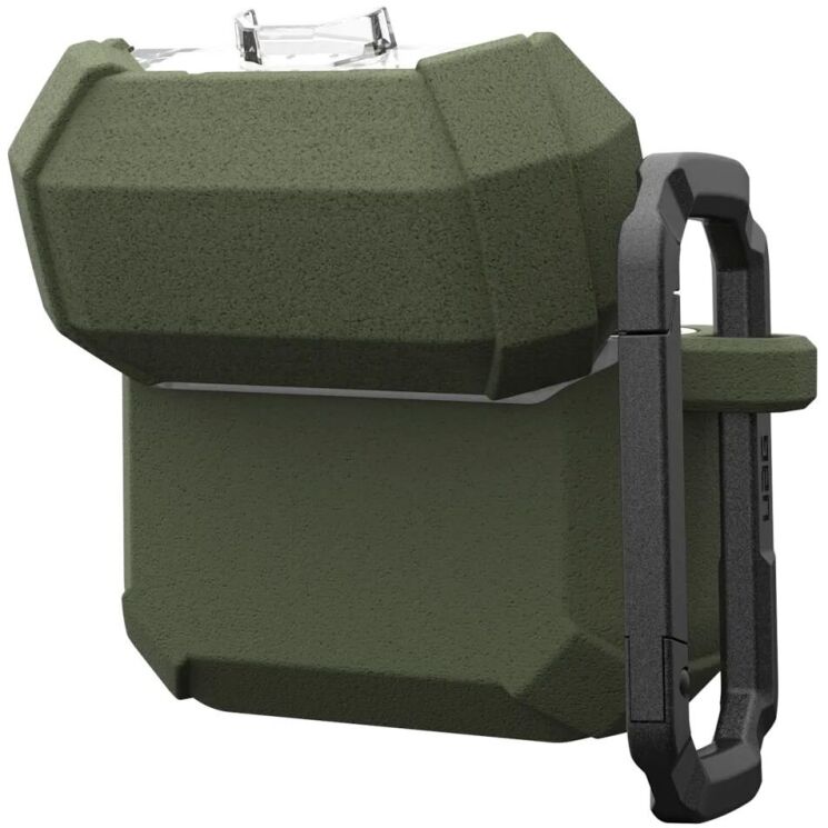 Защитный чехол URBAN ARMOR GEAR (UAG) Plasma Series для Apple AirPods 4 (104129117272) - Olive Drab: фото 6 из 8