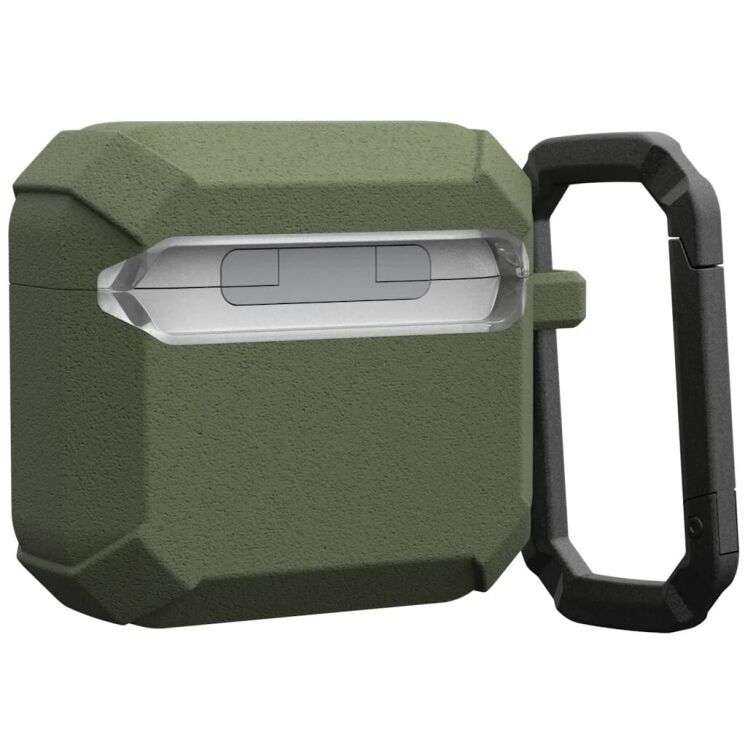 Защитный чехол URBAN ARMOR GEAR (UAG) Plasma Series для Apple AirPods 4 (104129117272) - Olive Drab: фото 5 из 8